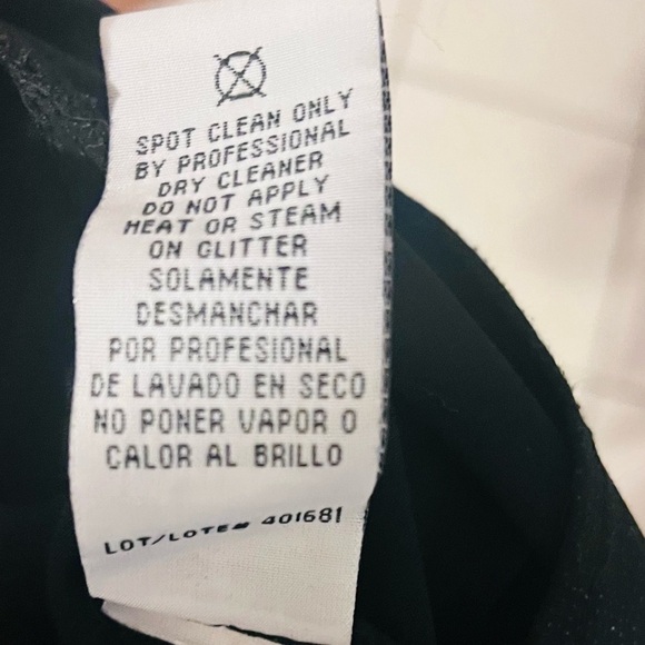 Beautiful 😍R&M Richards Empire Waist Black Sleeveless Sparkle Maxi Dress size 8 - Picture 11 of 15